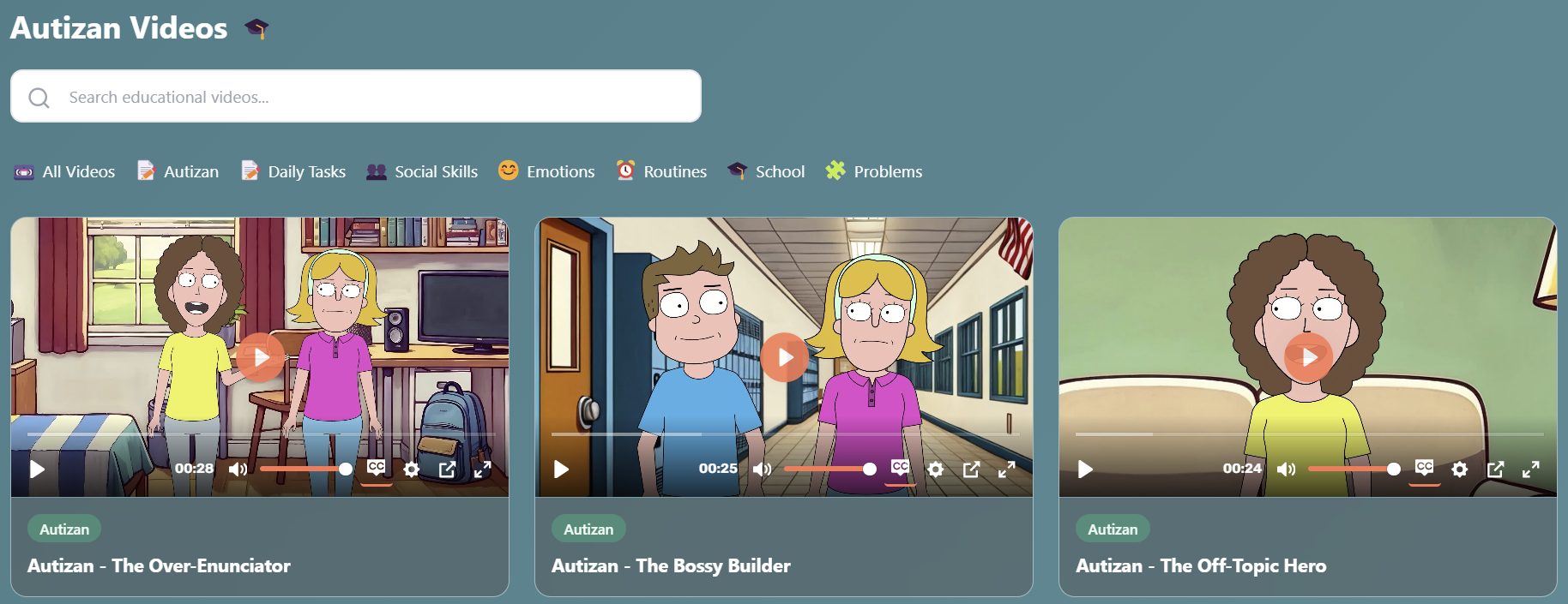 Video Sharing Interface